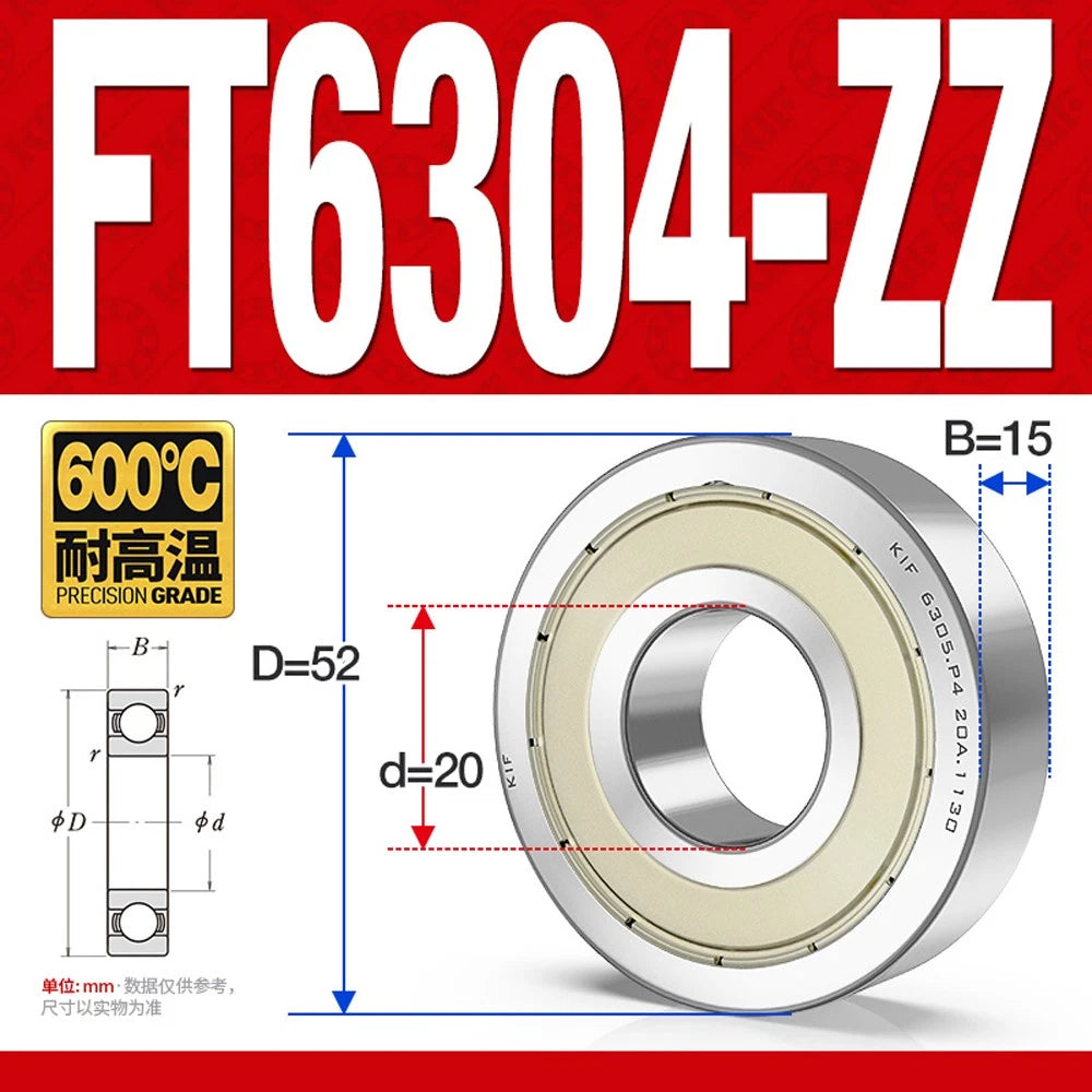 Deep Groove Ball Bearing Bearings Inner-Ø 10/12/15/17/20/25/30/35mm Various Size