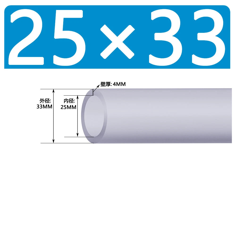 Food Grade Clear Silicone Tube Beer Milk Hose Pipe Soft Rubber ID 0.5mm - 38mm