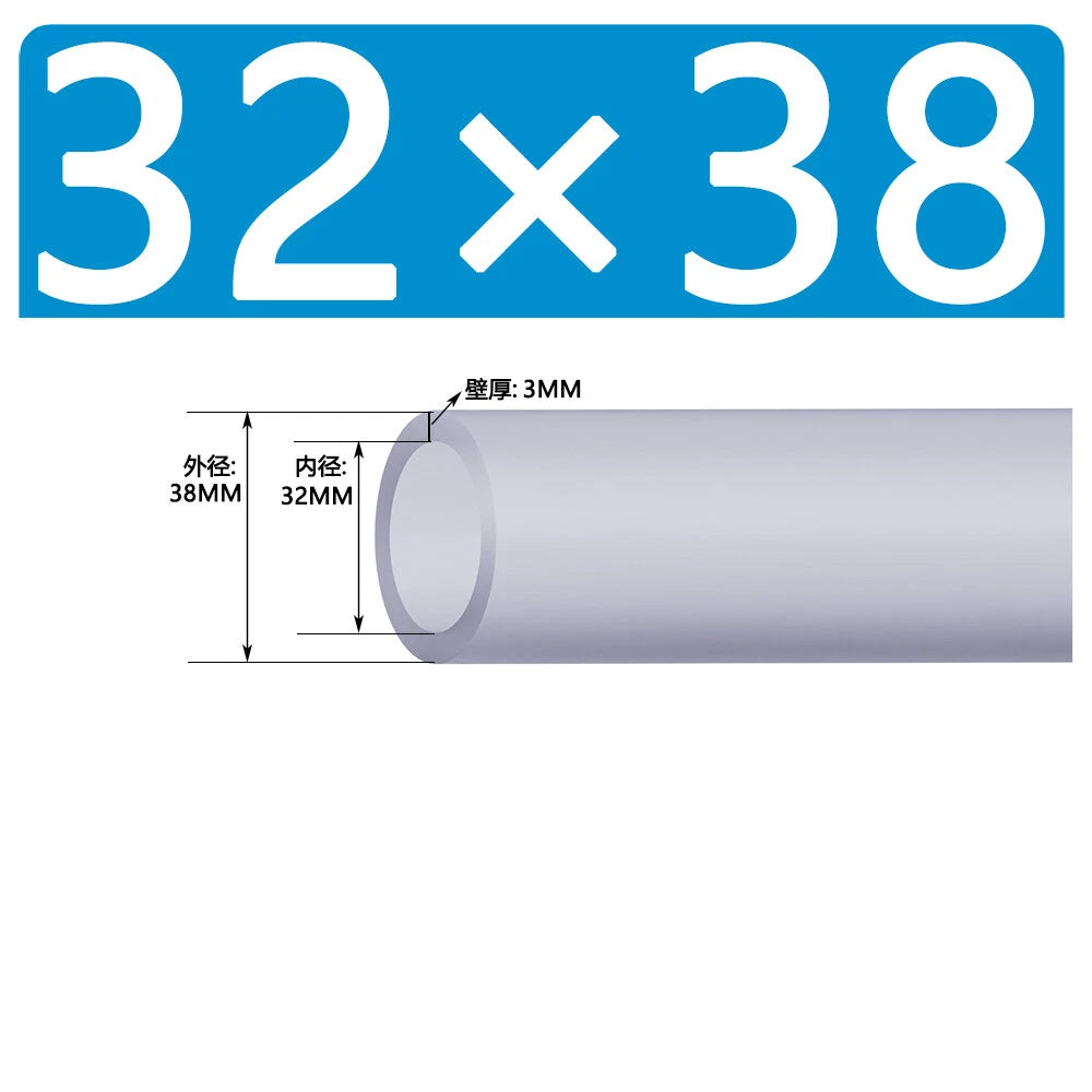 Food Grade Clear Silicone Tube Beer Milk Hose Pipe Soft Rubber ID 0.5mm - 38mm