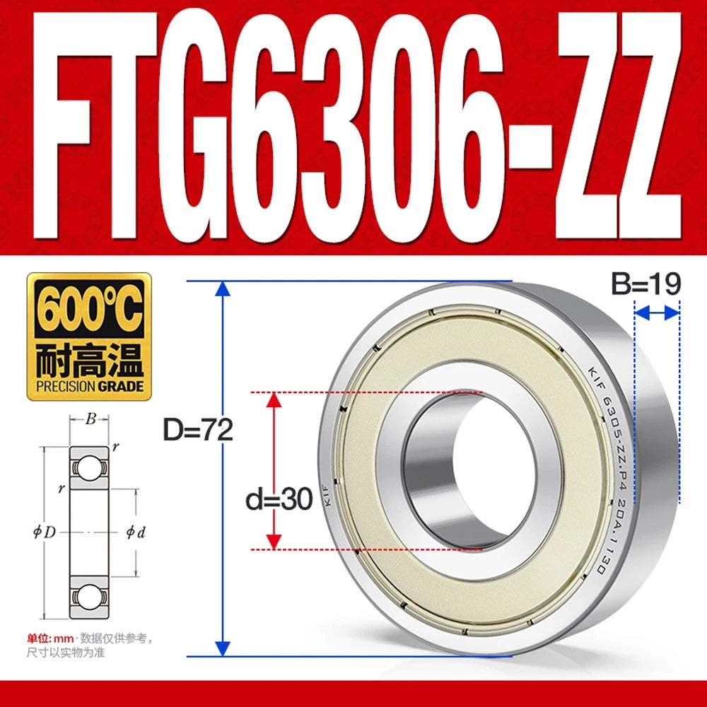 Deep Groove Ball Bearing Bearings Inner-Ø 10/12/15/17/20/25/30/35mm Various Size