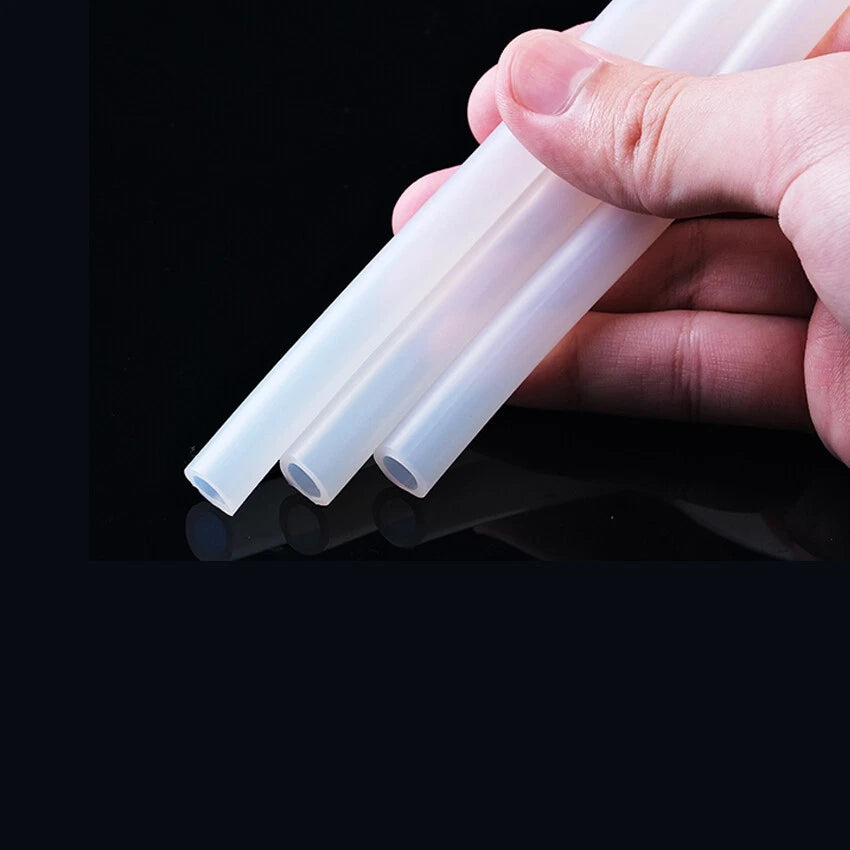 Silicone Tube Hose Beer Vacuum Pipe Food Grade Soft Rubber Translucent ID 2-25mm