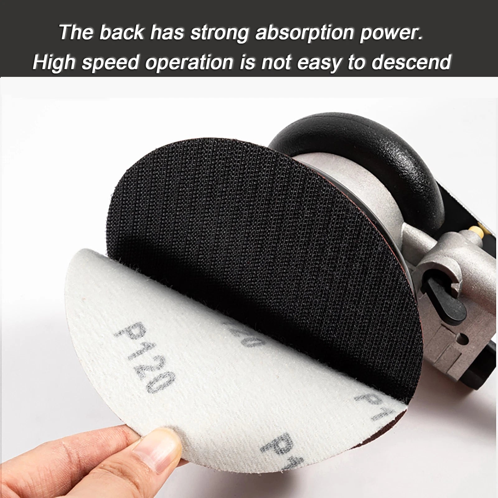 75mm - 225mm Wet & Dry Sanding Discs Sandpaper Film Hook and Loop Pads All Grit