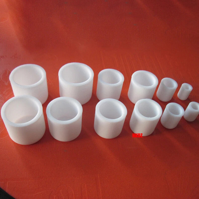 White Round Silicone Rubber End Caps for Tubes & Pipes — 3mm to 60.5mm