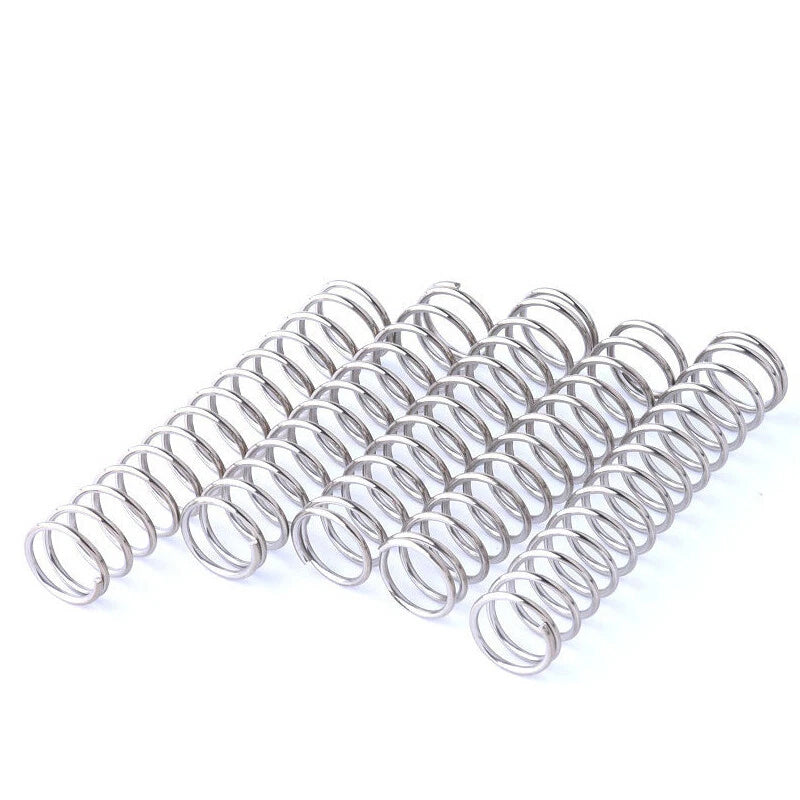 2mm Wire Dia Compression Spring 24-30mm Dia 10-200mm Length A2 Stainless Steel