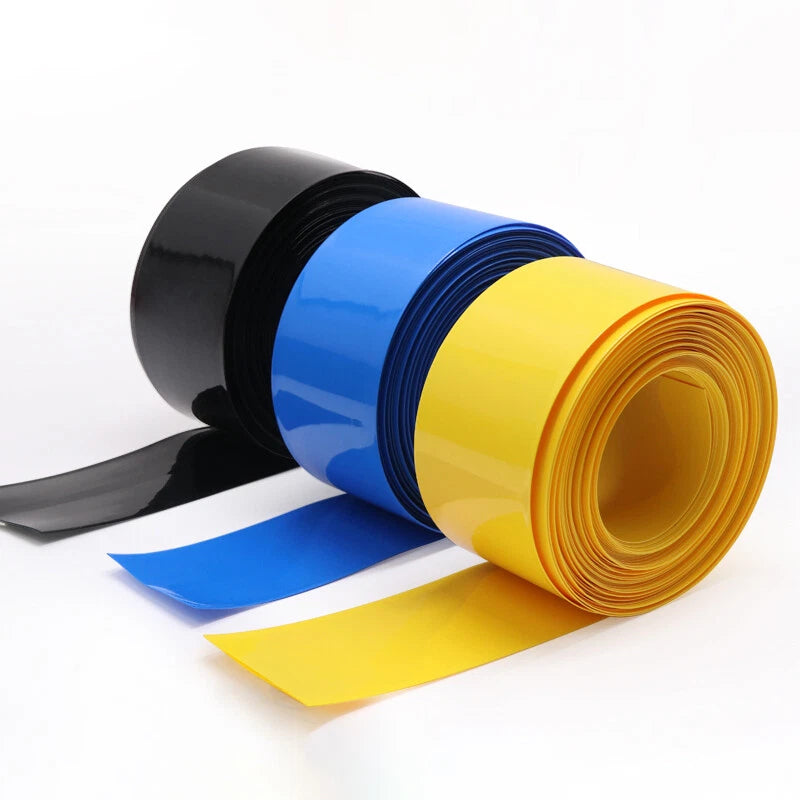 PVC Heat Shrink Tubing for RC Battery & 18650 Cells — 7mm to 120mm, Multicolor