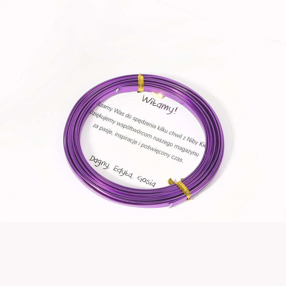 Colors Aluminum Flat Wire 5mm Bendable Metal Craft Jewelry Making Wires Strip