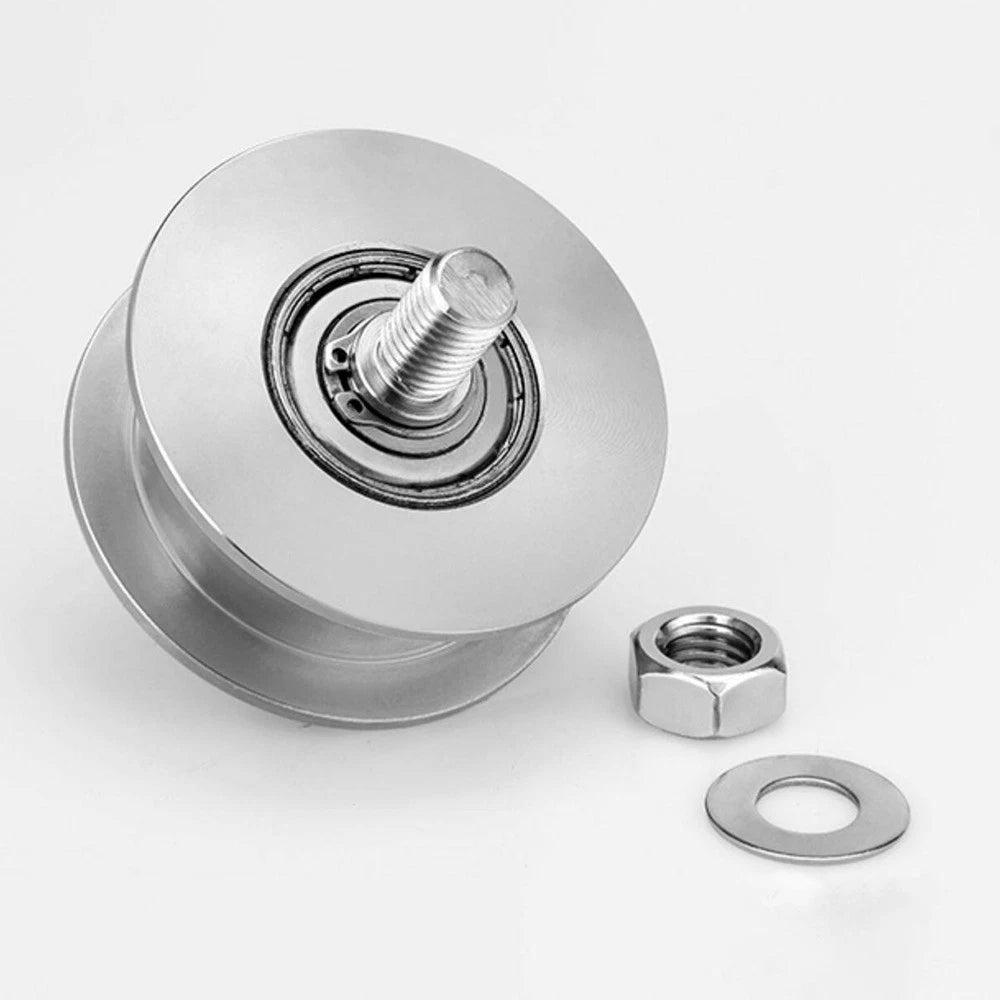 Track Linear Shaft Roller Bearing U V H Groove Steel Wheel Metal Pulley Sliding