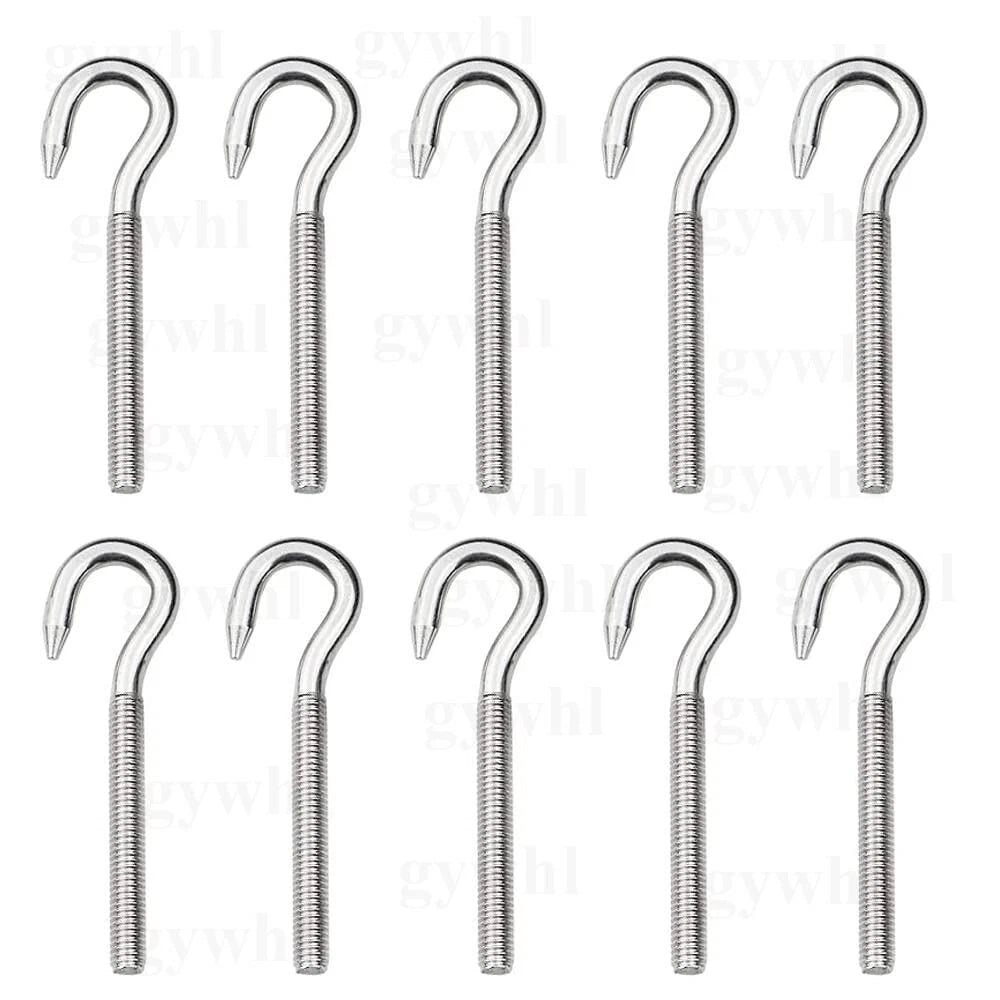 Heavy Duty Stainless Threaded Eye Hook Bolt Ring Bolts for Garden Fence Projects