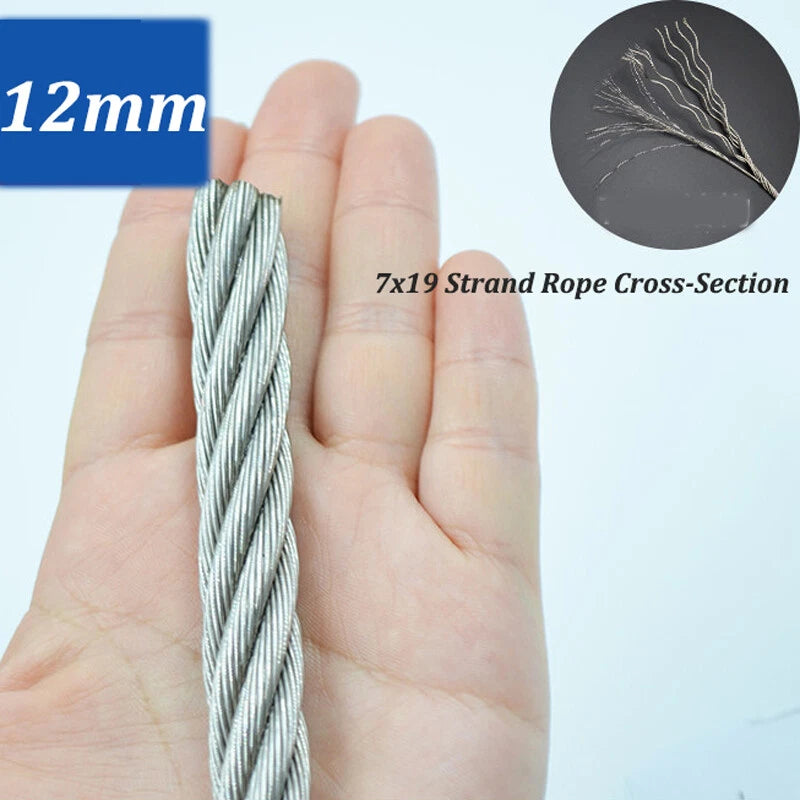 0.3mm 0.5mm 0.8mm 1mm 5mm 10mm 12mm 16mm 304 Steel Wire Rope Lifting Metal Cable