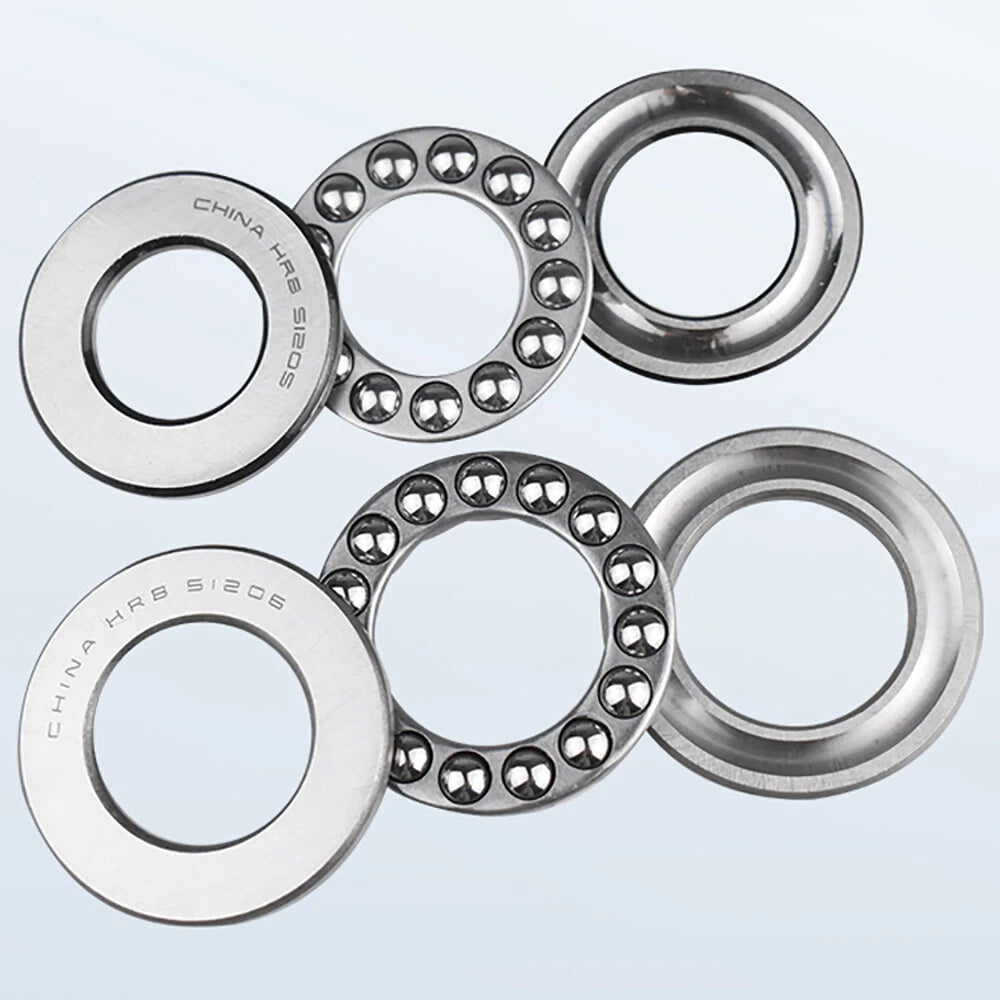 Single Direction 51100 ~ 51311 Axial Thrust Ball Bearings, Hole Dia. 10 ~ 140mm