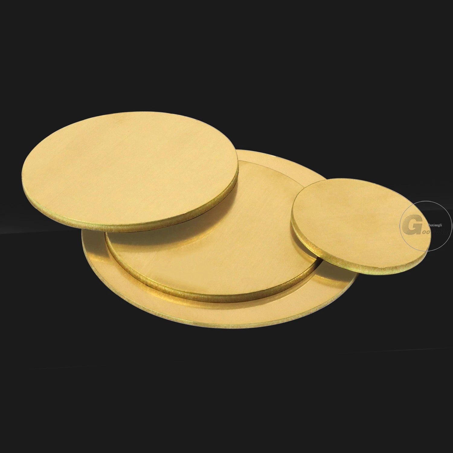 H62 Brass Solids Discs Blanks Metal Round Sheets OD10mm to 200mm Thick 5mm 6mm