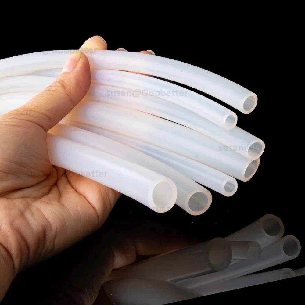 Clear Silicone Tubing – Flexible High-Temp Silicone Hose, 2mm–50mm ID