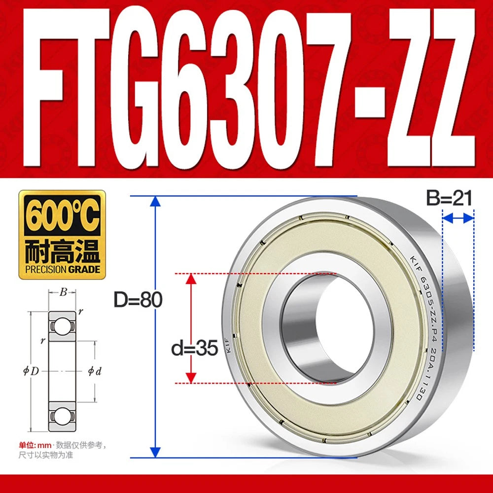 Deep Groove Ball Bearing Bearings Inner-Ø 10/12/15/17/20/25/30/35mm Various Size
