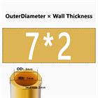 H62 Brass Round Tube Pipe Hollow Tube OD 0.8mm 0.9mm 1mm-30mm Length 200mm 500mm