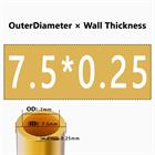 H62 Brass Round Tube Pipe Hollow Tube OD 0.8mm 0.9mm 1mm-30mm Length 200mm 500mm