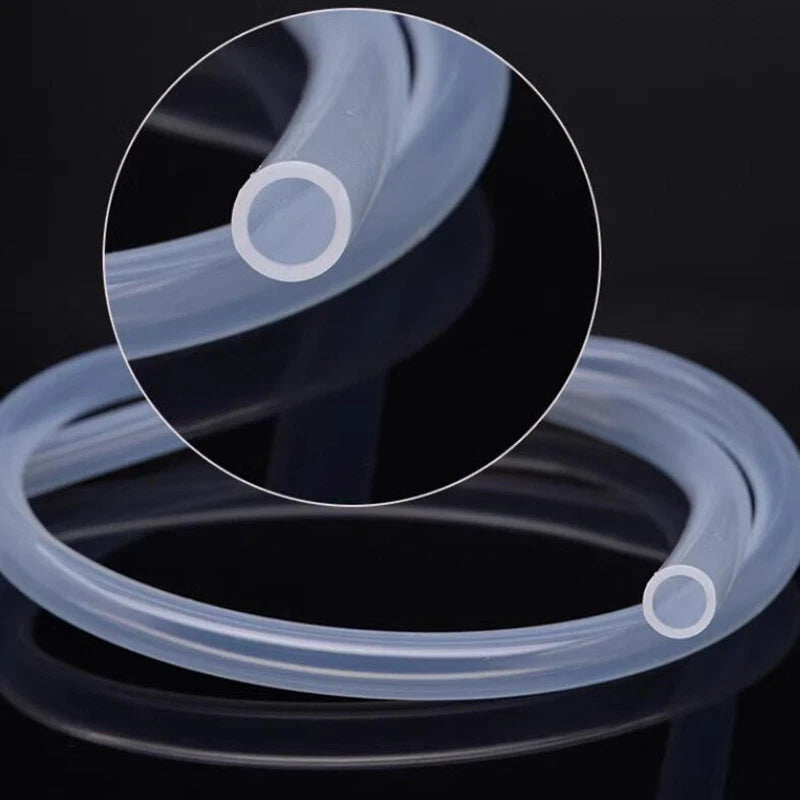 Food Grade Clear Silicone Tube Beer Milk Hose Pipe Soft Rubber ID 0.5mm - 38mm
