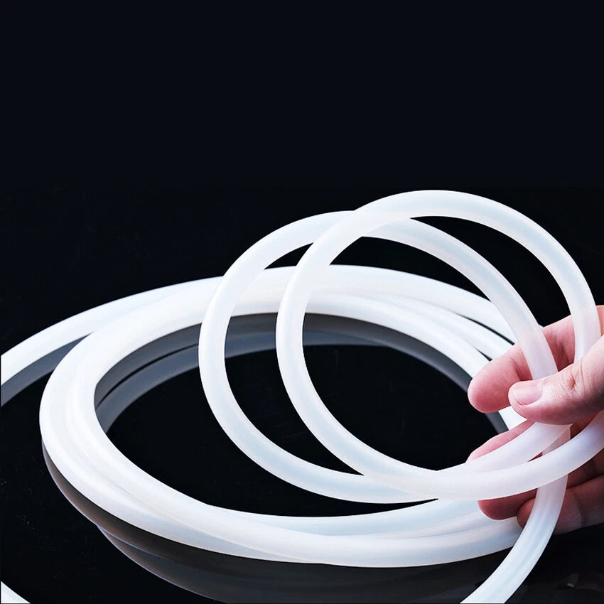 Silicone Tube Hose Beer Vacuum Pipe Food Grade Soft Rubber Translucent ID 2-25mm