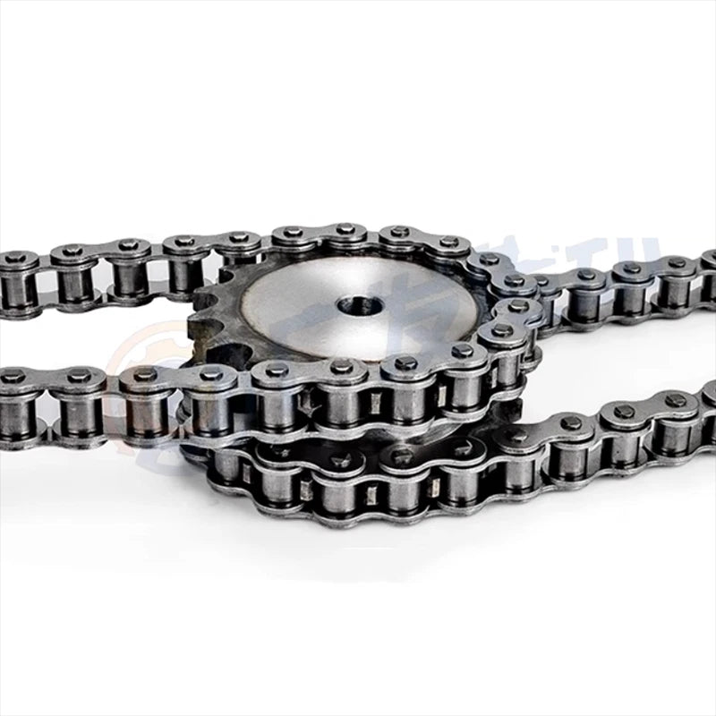 11T - 30T Duplex Chain Sprocket Pitch 15.875mm For #50 10A Roller Chain 45#Steel