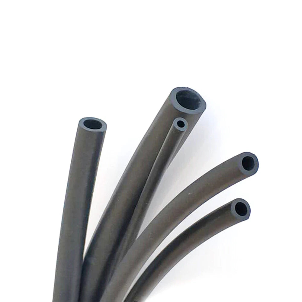 Viton Fluorine Rubber Fuel Hose — Black Fuel Line Tube ID 2–32mm, Petrol Oil Engine Pipe