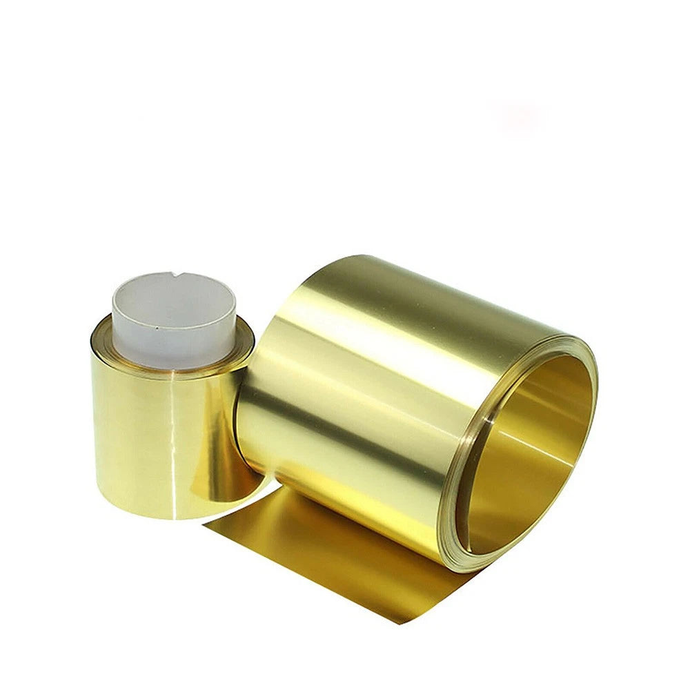 Ultra-Thin Brass Sheet Roll Foil Strip Band 0.02-1mm Thick 100/200/300mm Width