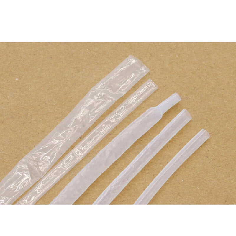 PTFE Heat Shrink Tubing – Transparent Electrical Sleeving, 0.5mm to 40mm, 1.7:1 & 4:1 Shrink Ratio