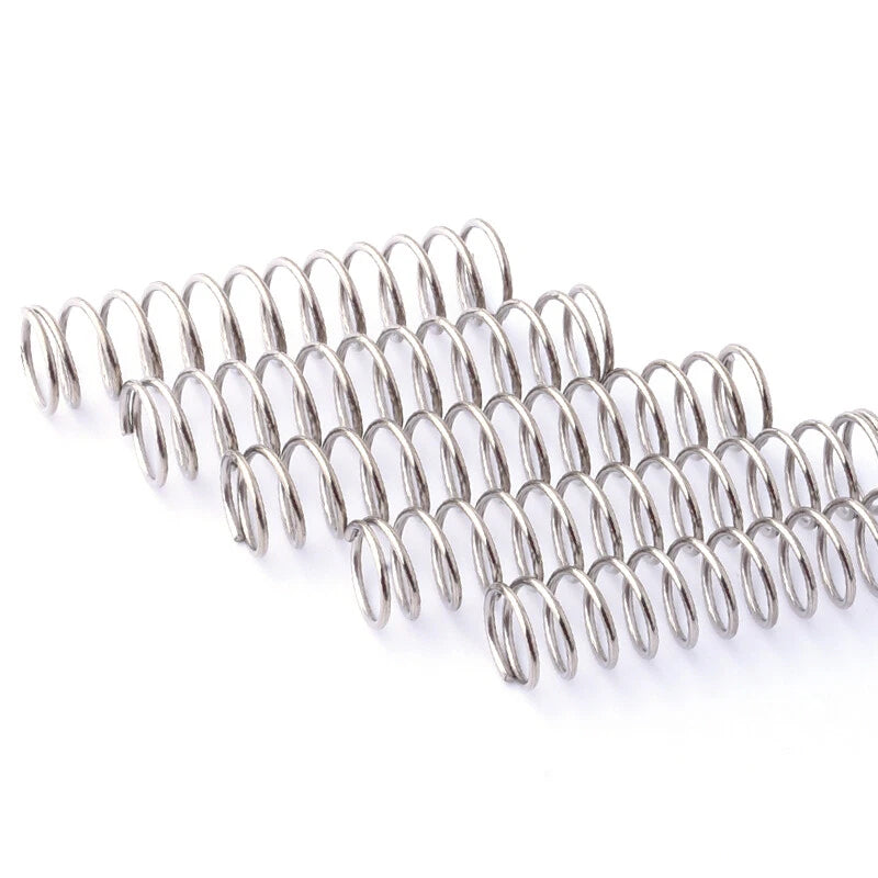 2mm Wire Dia Compression Spring 24-30mm Dia 10-200mm Length A2 Stainless Steel