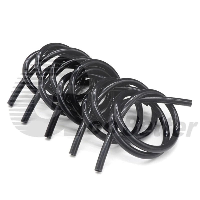 Black Food Grade Silicone Tube Hose Vacuum Tubing Pipe Soft Rubber ID 0.5-25mm