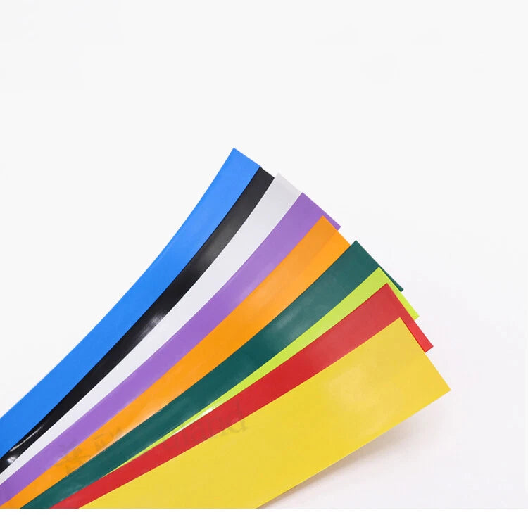 PVC Heat Shrink Tubing for RC Battery & 18650 Cells — 7mm to 120mm, Multicolor