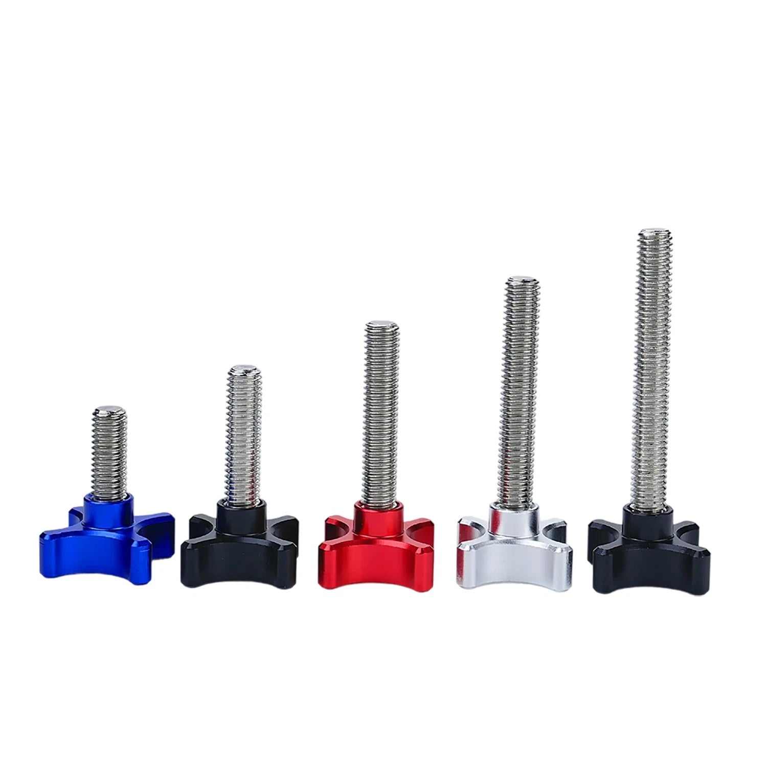 M8 M10 Star Hand Knob Screws Bolt Aluminum Thumb Handle Clamping Machine Bolts