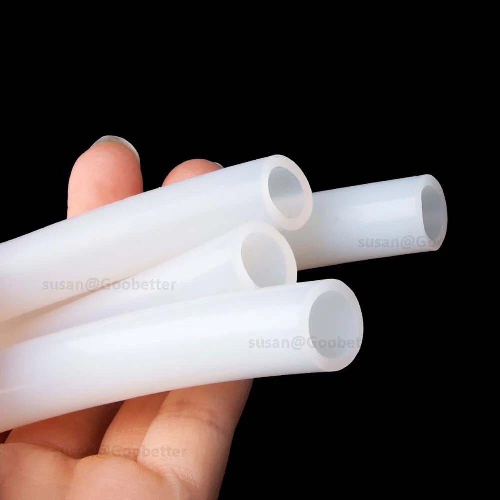Clear Silicone Tubing – Flexible High-Temp Silicone Hose, 2mm–50mm ID