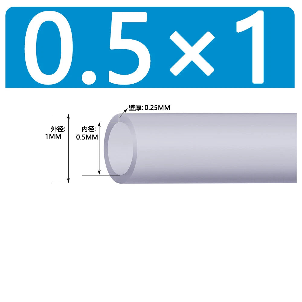 Food Grade Clear Silicone Tube Beer Milk Hose Pipe Soft Rubber ID 0.5mm - 38mm