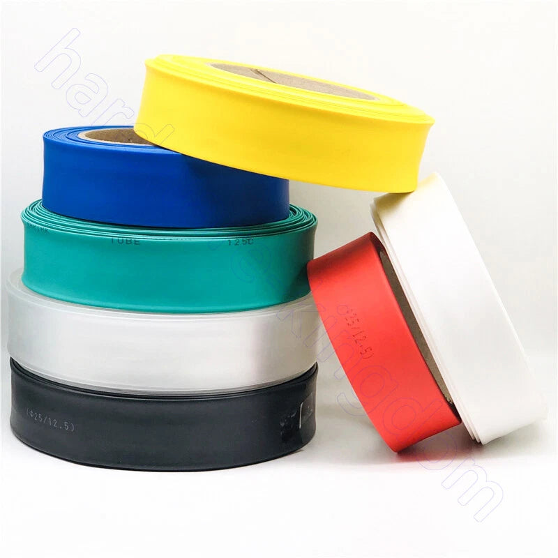 Black Heat Shrink Tubing — 2:1, 3:1 & 4:1 Shrink Ratio | Ø0.6mm to Ø210mm