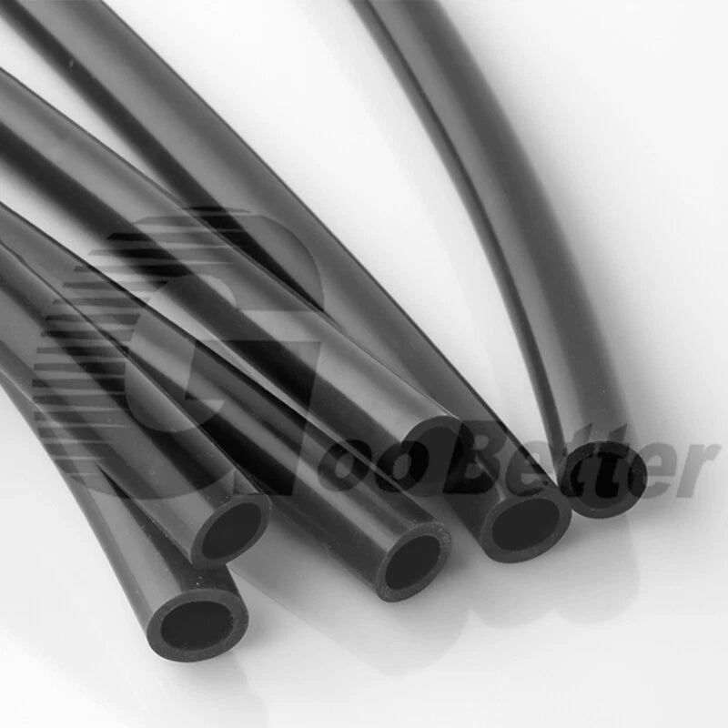 Black Food Grade Silicone Tube Hose Vacuum Tubing Pipe Soft Rubber ID 0.5-25mm