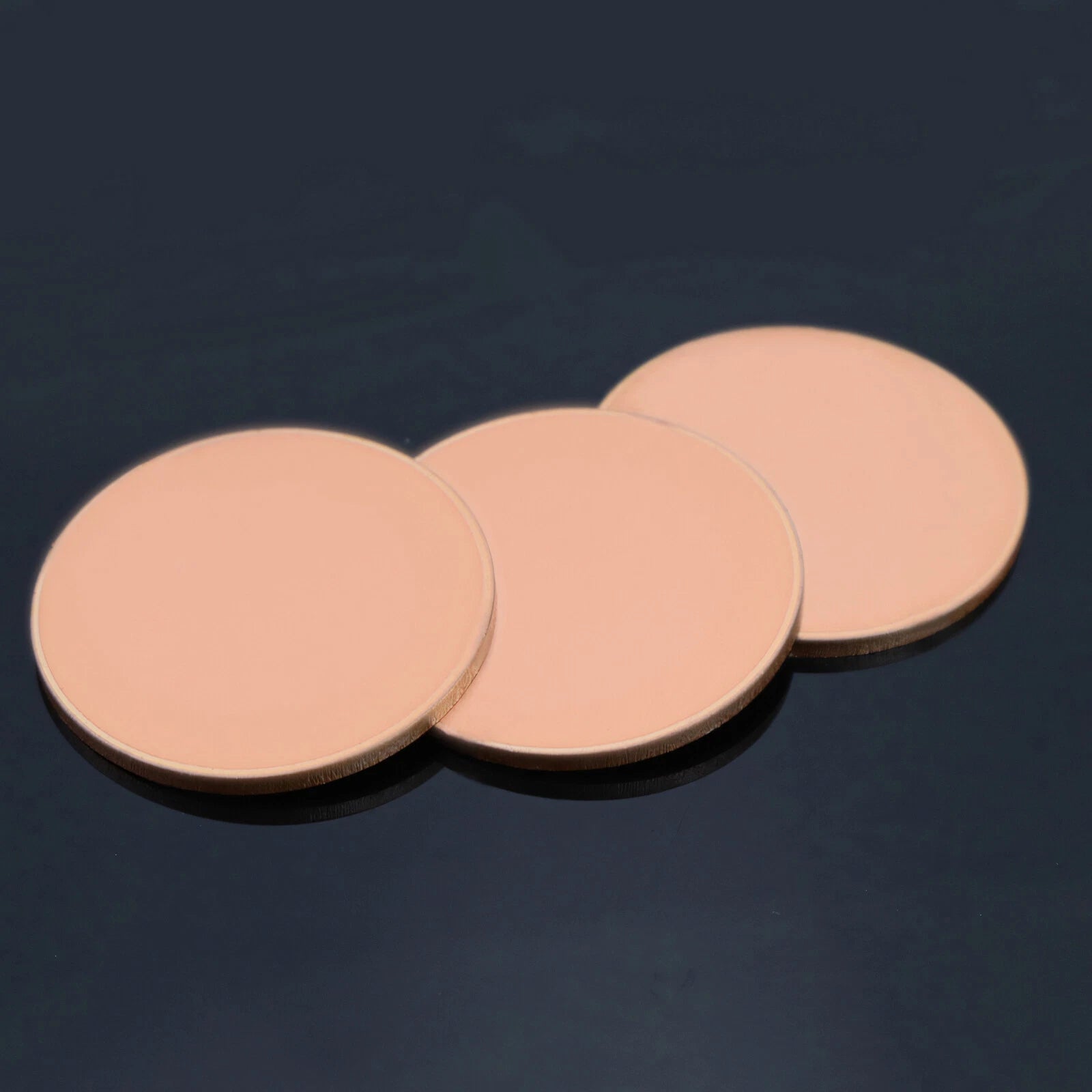 Solid Round Copper Sheet Pure Cu Plate Blanks Metal Discs 10-200mm Thick 1.2-6mm