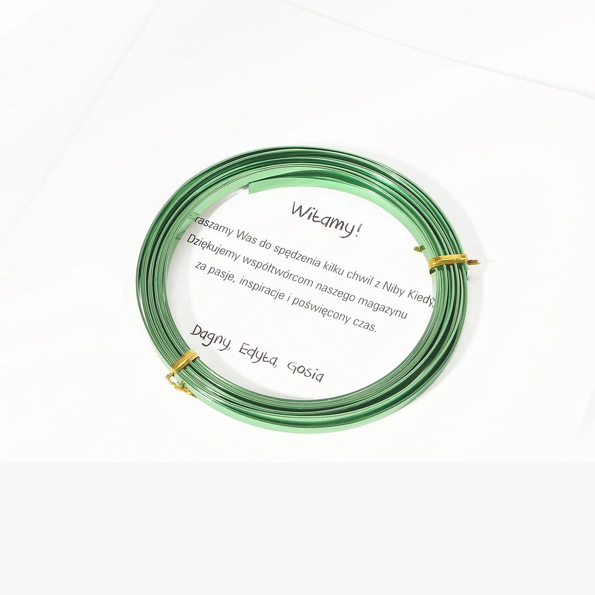 Colors Aluminum Flat Wire 5mm Bendable Metal Craft Jewelry Making Wires Strip
