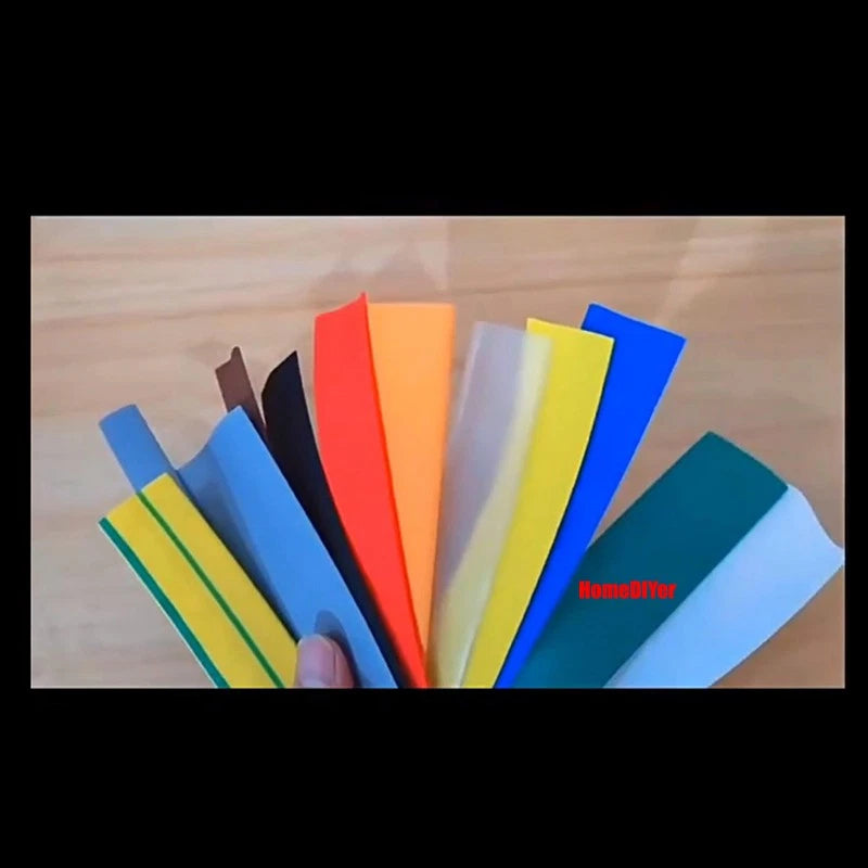 2:1 Heat Shrink Tubing — Electrical Wire Sleeving, Φ1mm–12mm, Clear/White/Red/Green