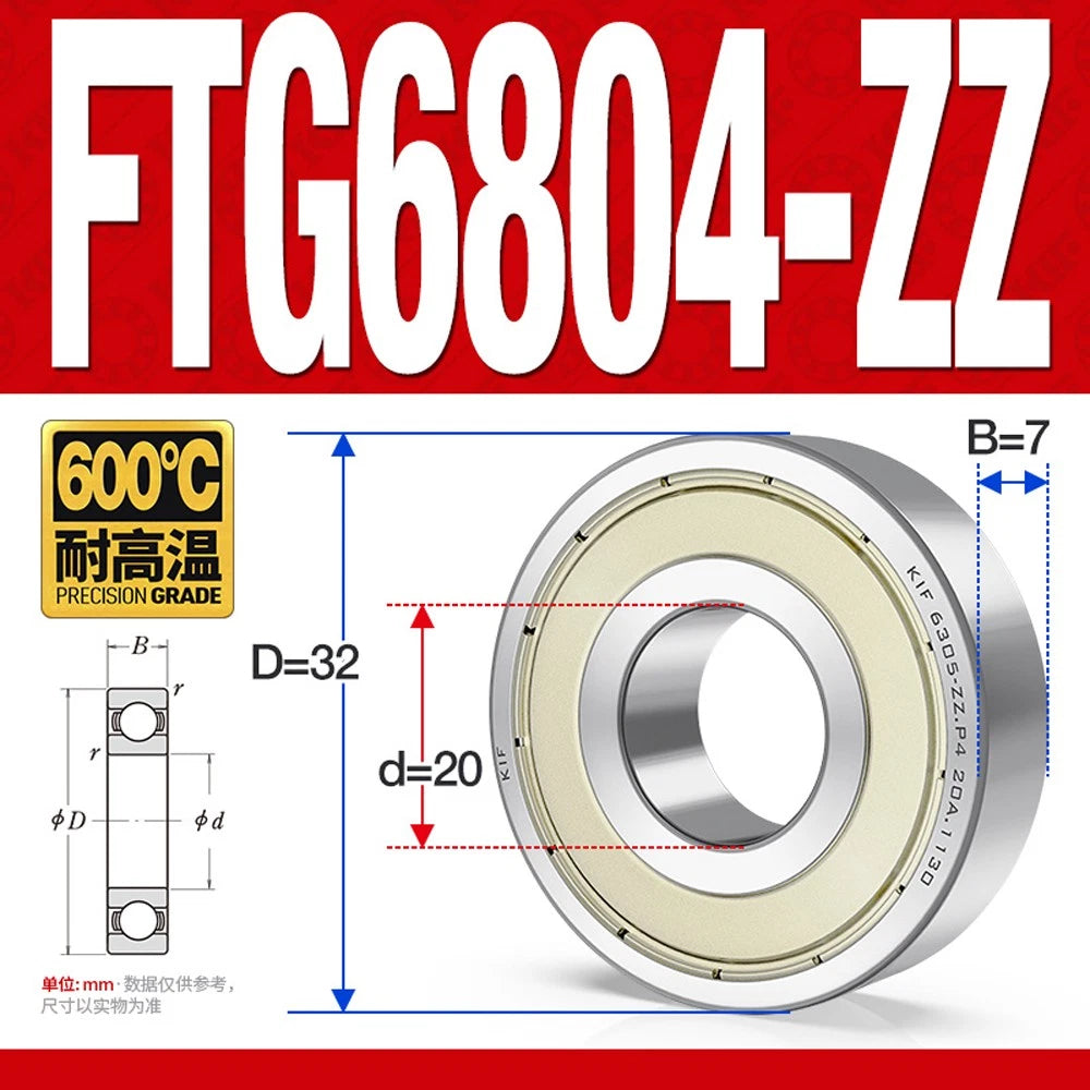 Deep Groove Ball Bearing Bearings Inner-Ø 10/12/15/17/20/25/30/35mm Various Size