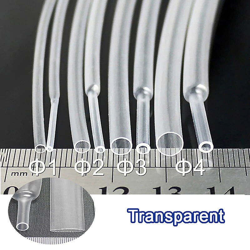 Heat Shrink Tubing 2:1 Ratio — 6mm to 11mm, 1m to 50m, Multiple Colors