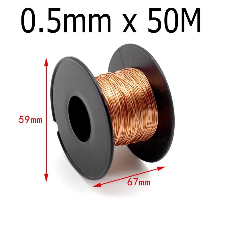 0.2mm 0.5mm 1mm Copper Wire Jewellery Solid Bare Round Craft Diy Uncoated Wire