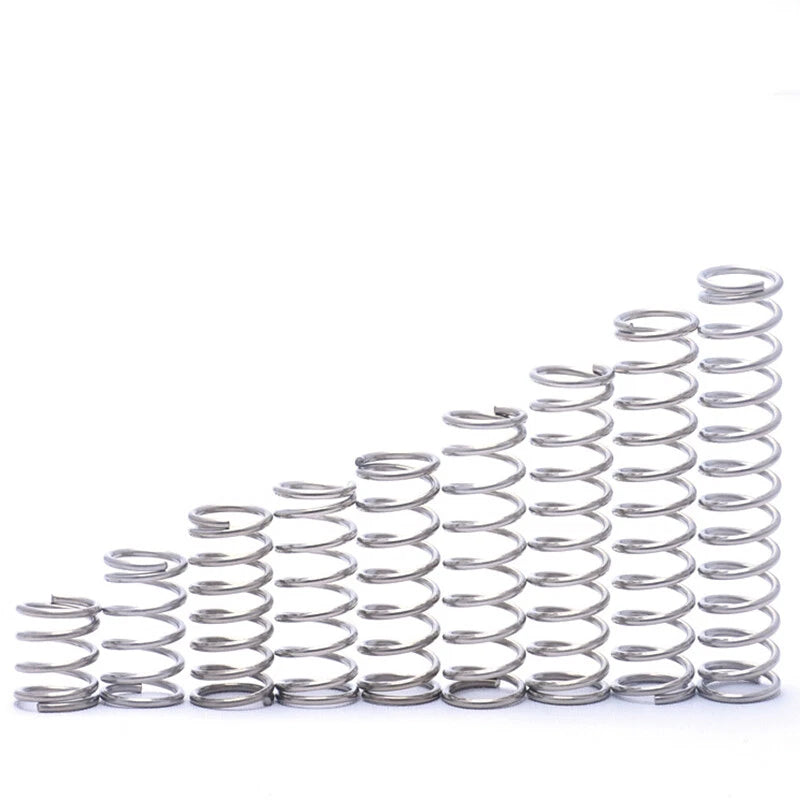 2mm Wire Dia Compression Spring 24-30mm Dia 10-200mm Length A2 Stainless Steel