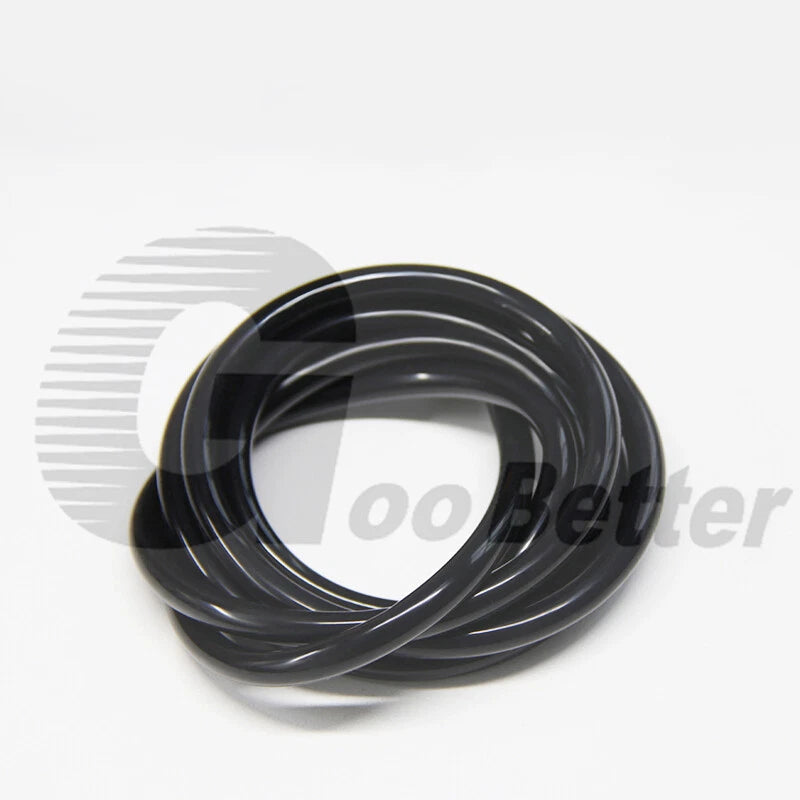 Black Food Grade Silicone Tube Hose Vacuum Tubing Pipe Soft Rubber ID 0.5-25mm