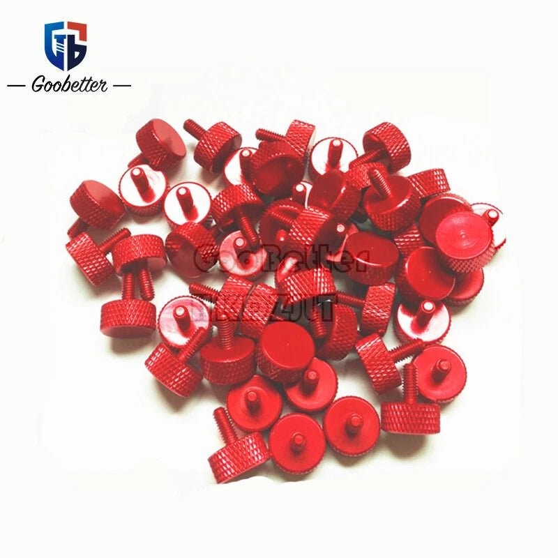 M3 Knurled Thumb Screws – Aluminum Anodized, Colorful, M3 x 20–50 mm - HomeDIYer