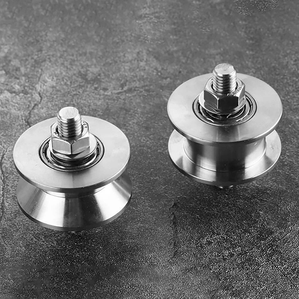 Track Linear Shaft Roller Bearing U V H Groove Steel Wheel Metal Pulley Sliding