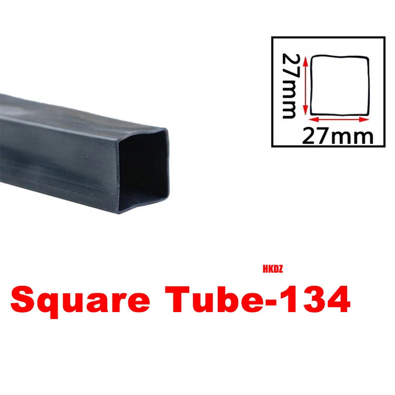 Square Silicone Rubber Hollow Tube Pipe Protector Seal Strips Width 2.5mm~108mm