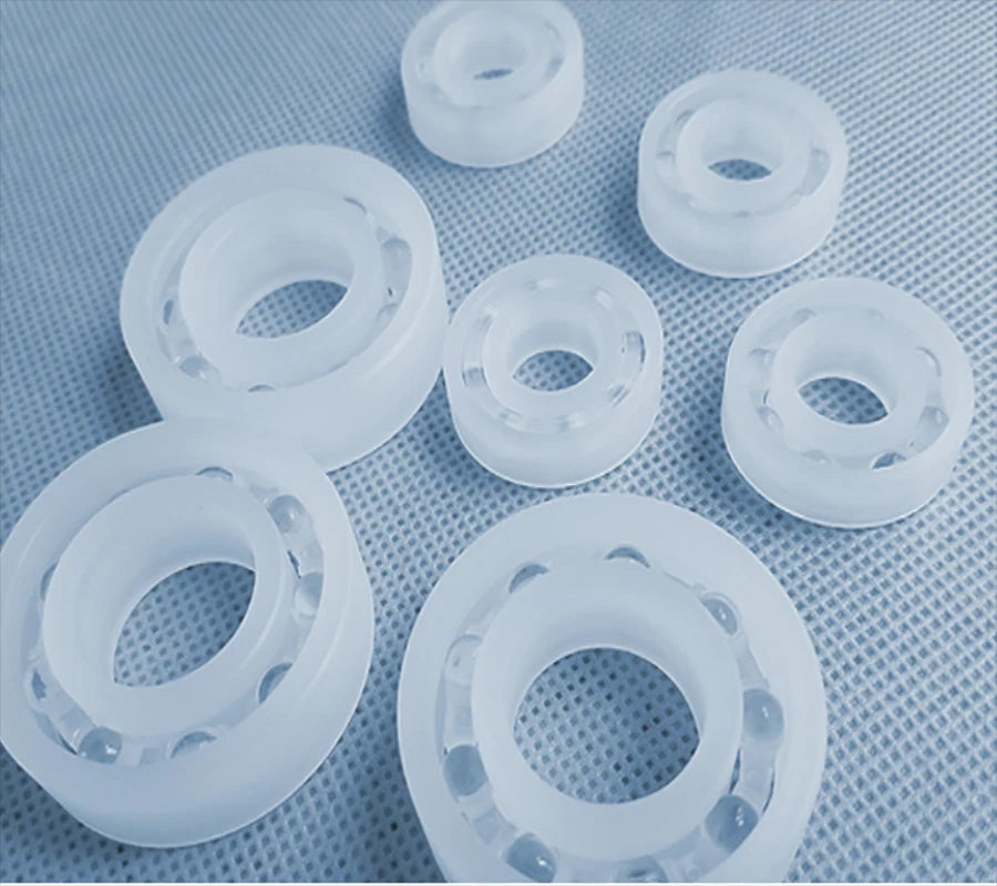 PP Plastic Bearings Deep Groove Ball Bearings Corrosion Resistant -30° to 140°C