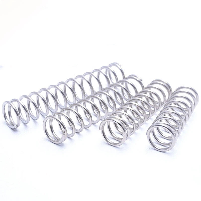 2mm Wire Dia Compression Spring 24-30mm Dia 10-200mm Length A2 Stainless Steel
