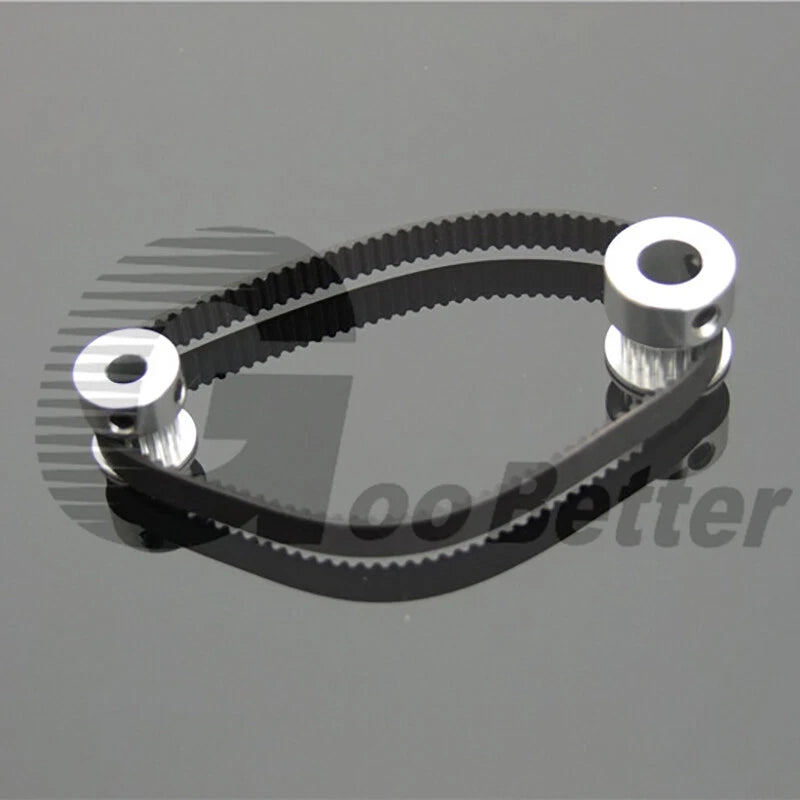 GT2 Timing Pulley Belt 2mm Pitch 16 - 60 Tooth Bore 3.17mm - 12mm for CNC Motor