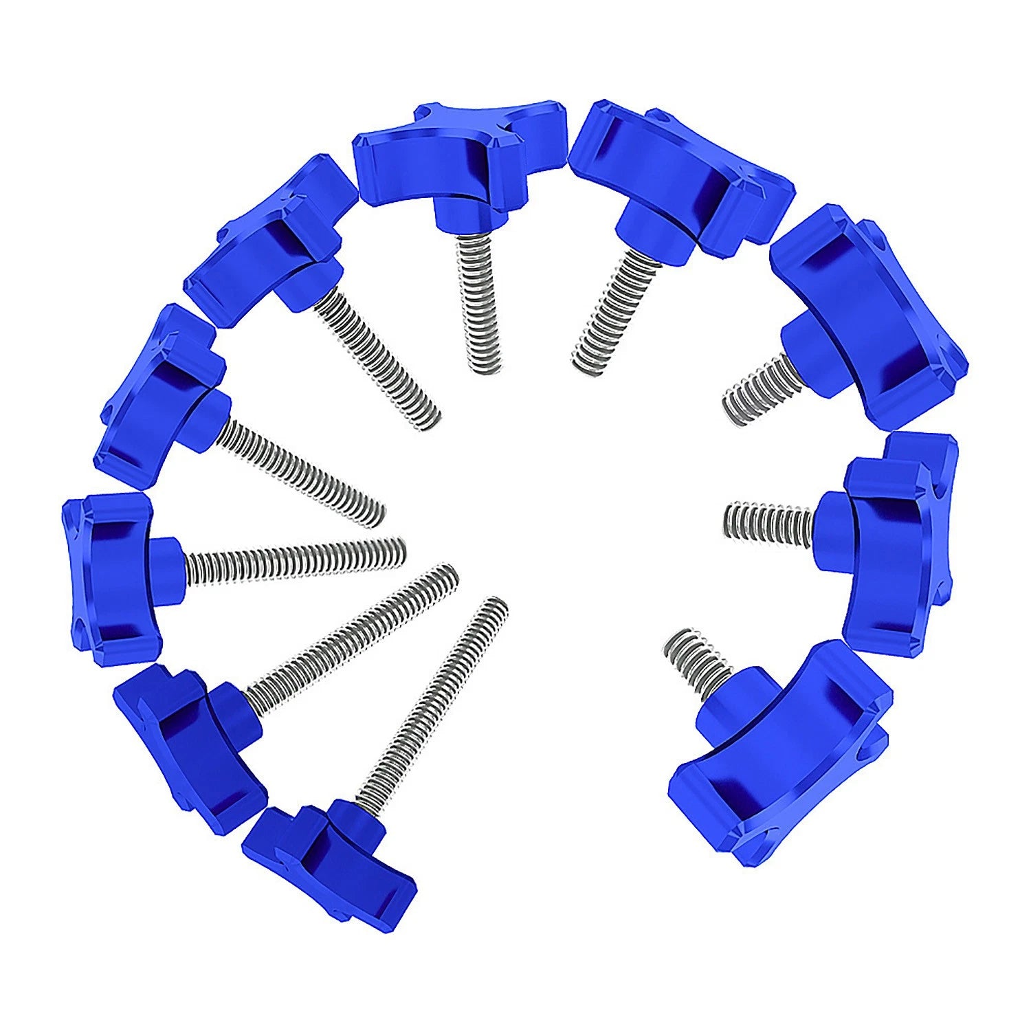 M8 M10 Star Hand Knob Screws Bolt Aluminum Thumb Handle Clamping Machine Bolts