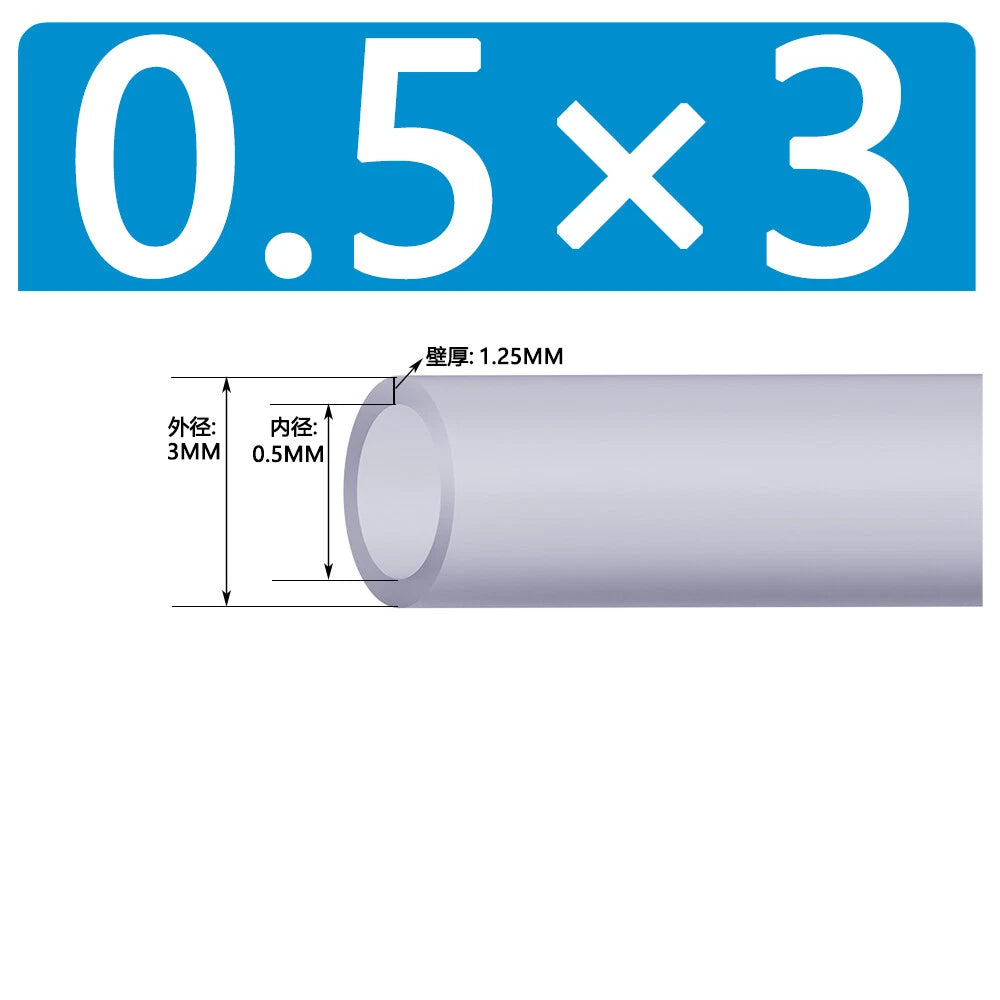 Food Grade Clear Silicone Tube Beer Milk Hose Pipe Soft Rubber ID 0.5mm - 38mm