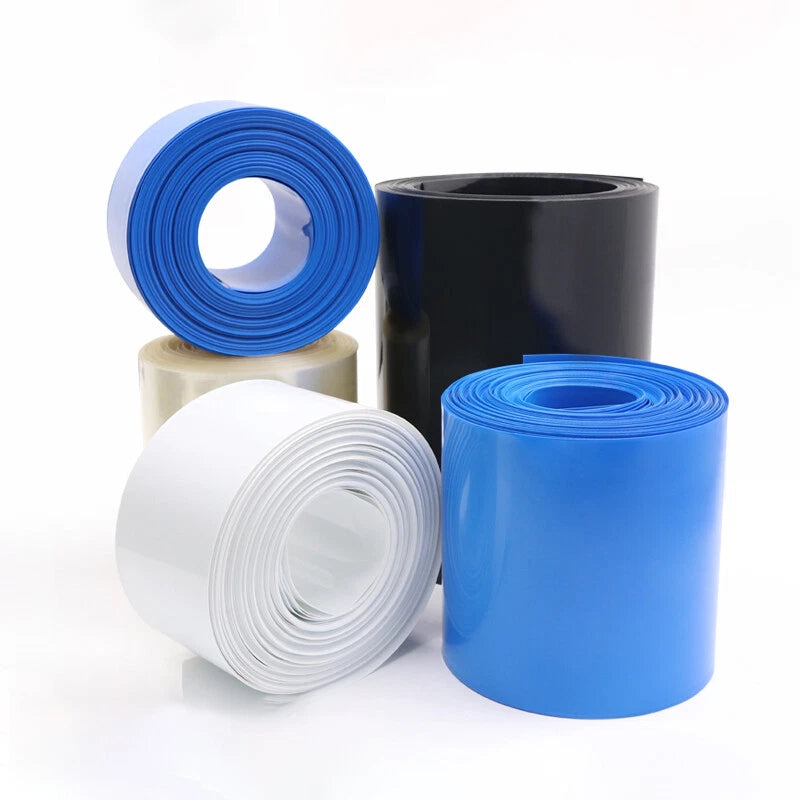 PVC Heat Shrink Tubing for RC Battery & 18650 Cells — 7mm to 120mm, Multicolor